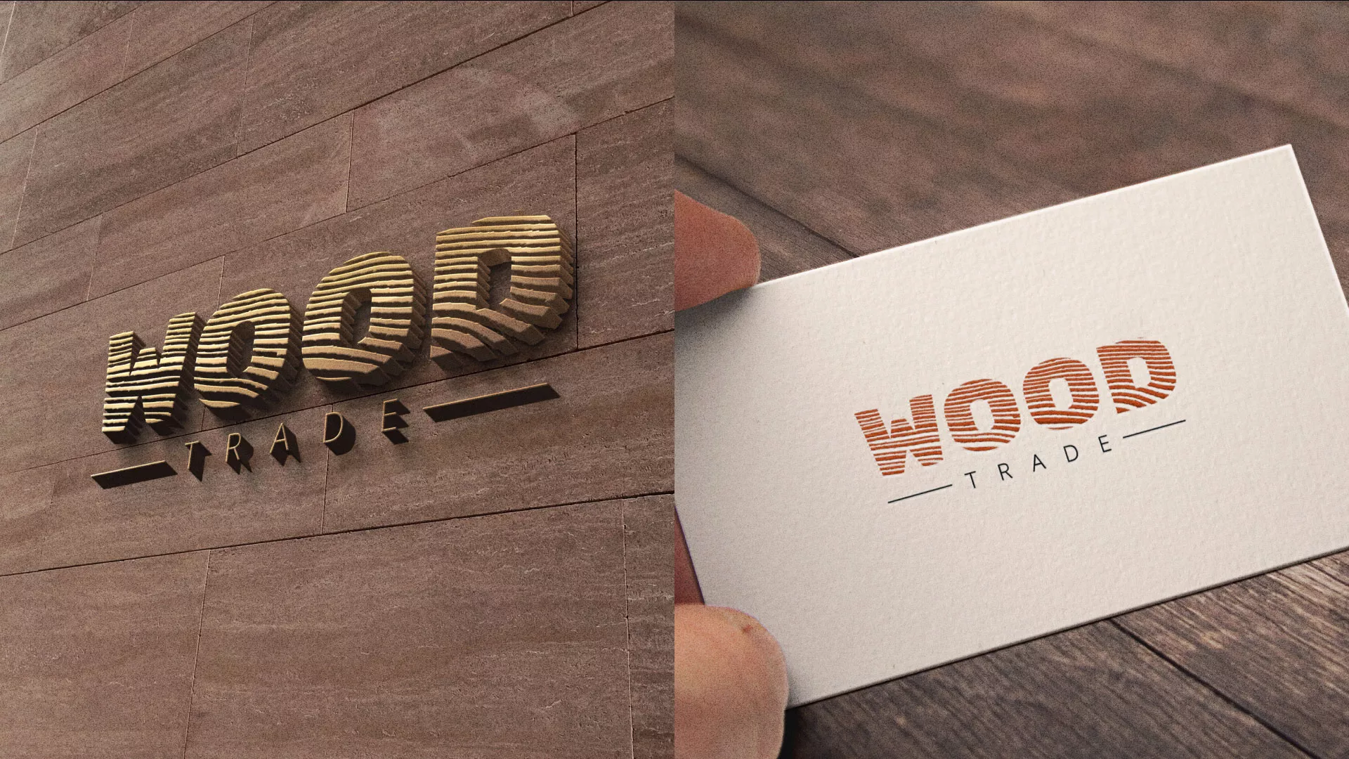 Разработка логотипа для компании «Wood Trade» в Донском