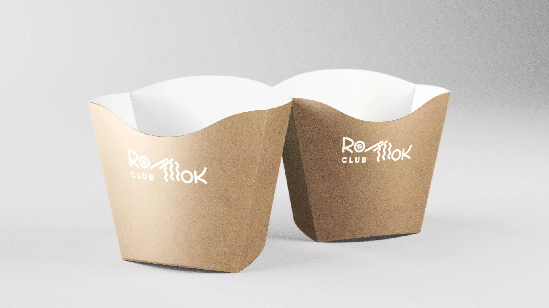 Создание логотипа суши-бара «Roll Wok Club» в Донском